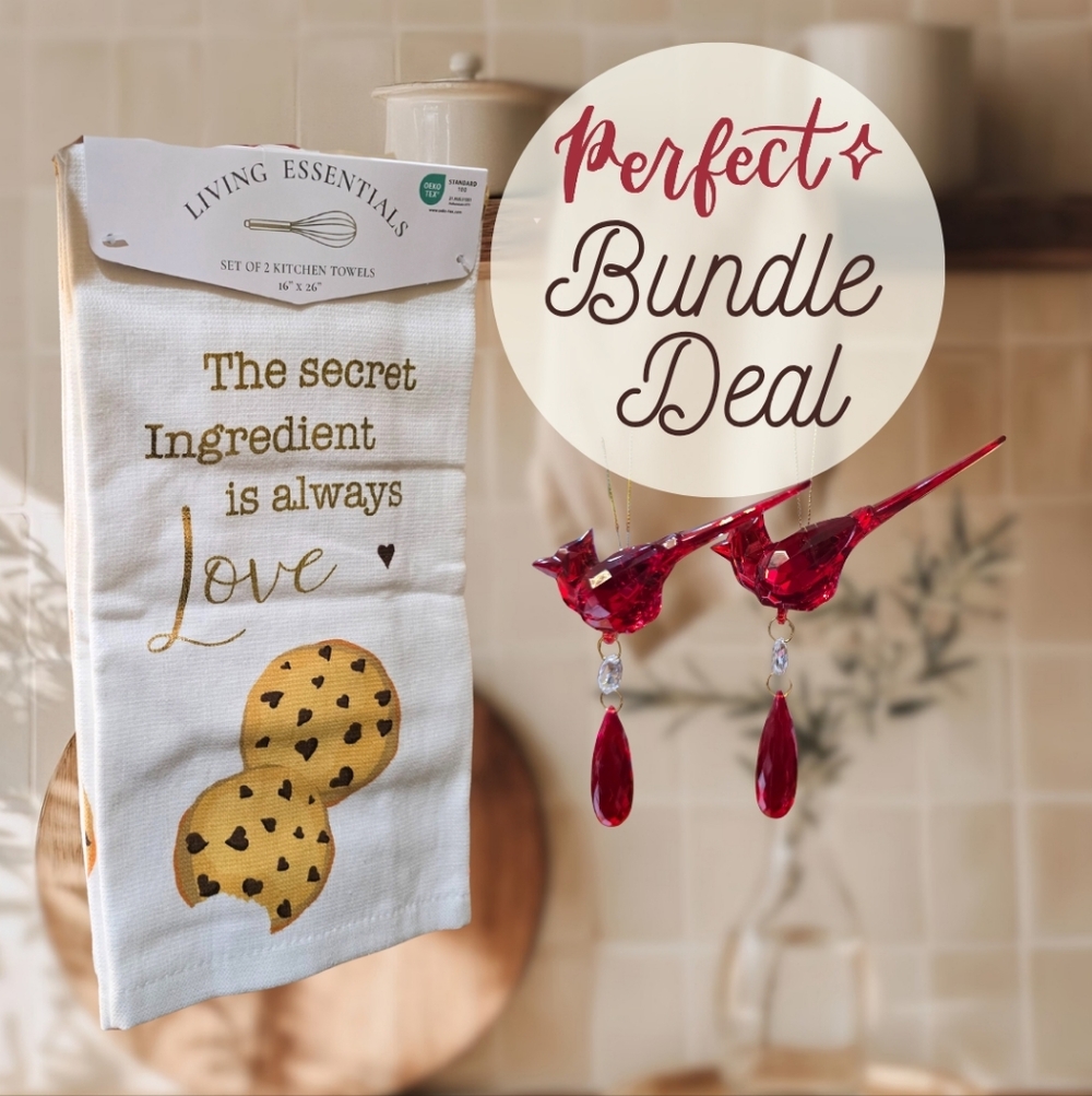 Kitchen Towels & Ornament Set